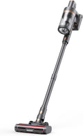 Circlio Steelstofzuiger Draadloze stofzuiger, 600 W/58000 Pa/75 min, krachtige draadloze stofzuiger, met intelligent led-display, anti-klitborstel