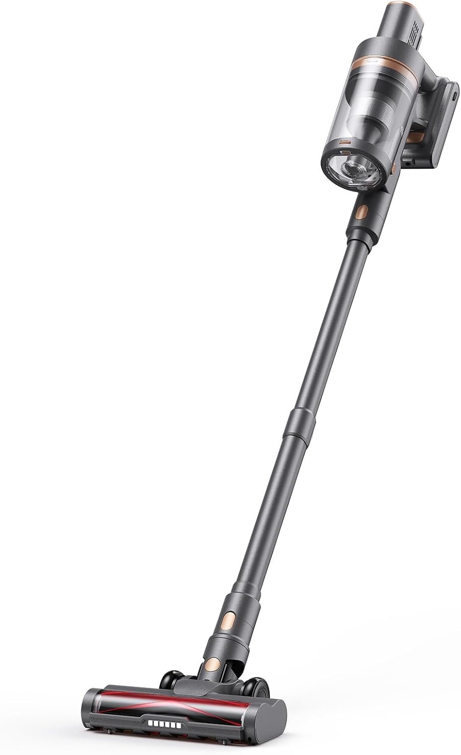 Circlio Steelstofzuiger Draadloze stofzuiger, 600 W/58000 Pa/75 min, krachtige draadloze stofzuiger, met intelligent led-display, anti-klitborstel