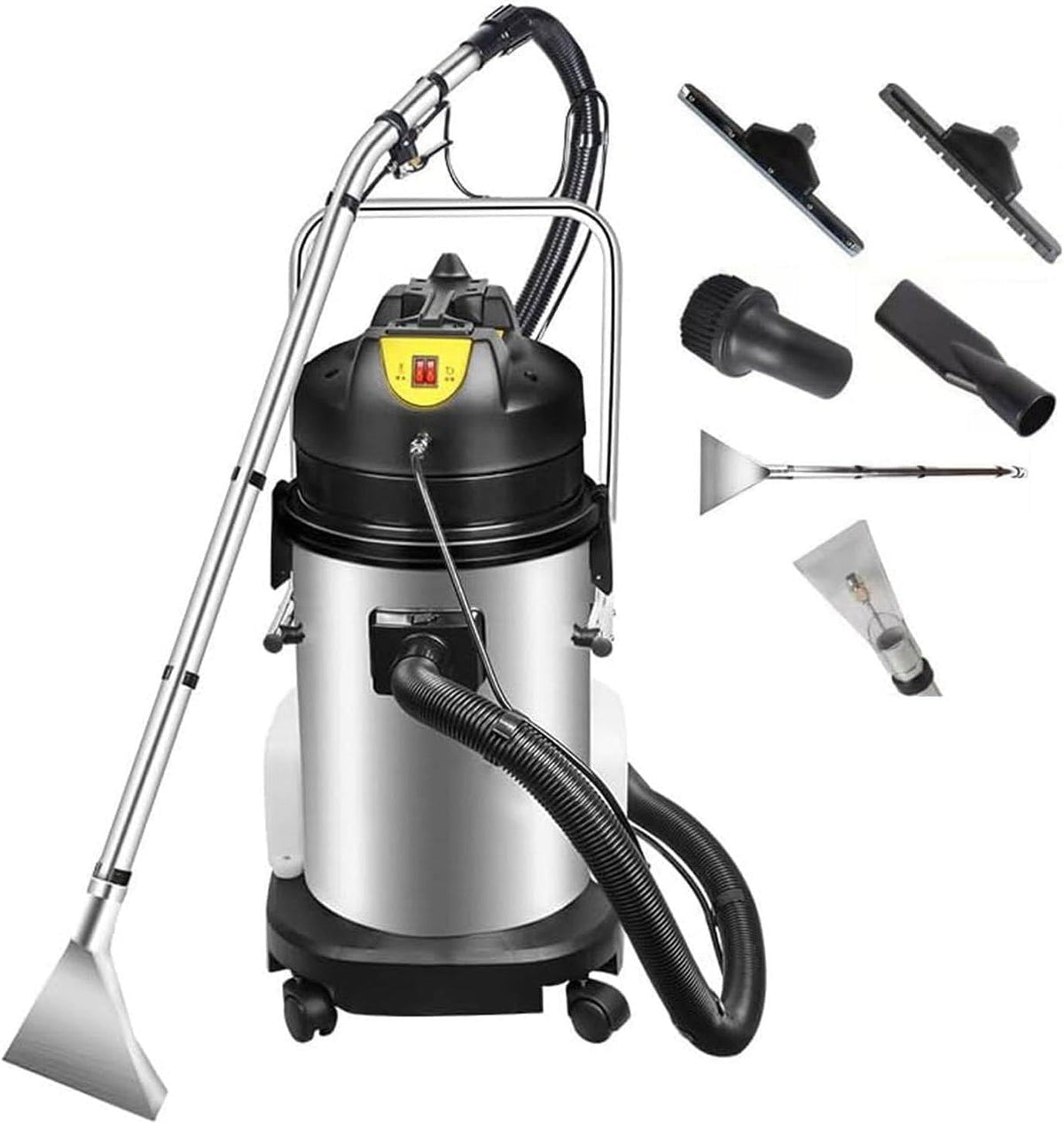 Memykoy Tapijtreiniger Commerciële tapijtreinigingsmachine van 30L/40L/60L, 3-in-1 draagbare extractor, voor tapijt 40L, voor autodetailing