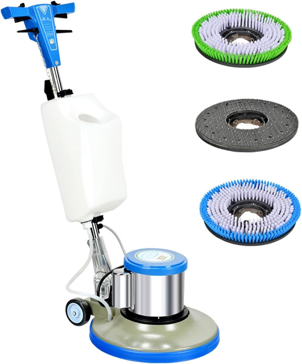 Tapijtreiniger Commerciële vloerschrobmachine, 17 inch reinigingspad, 8 liter watertank, 175 tpm, voor hardhout en marmer
