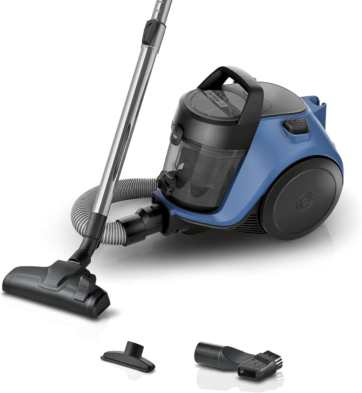 Bosch Stofzuiger, Serie 2, BGS05AM, zonder zak, blauw, compact