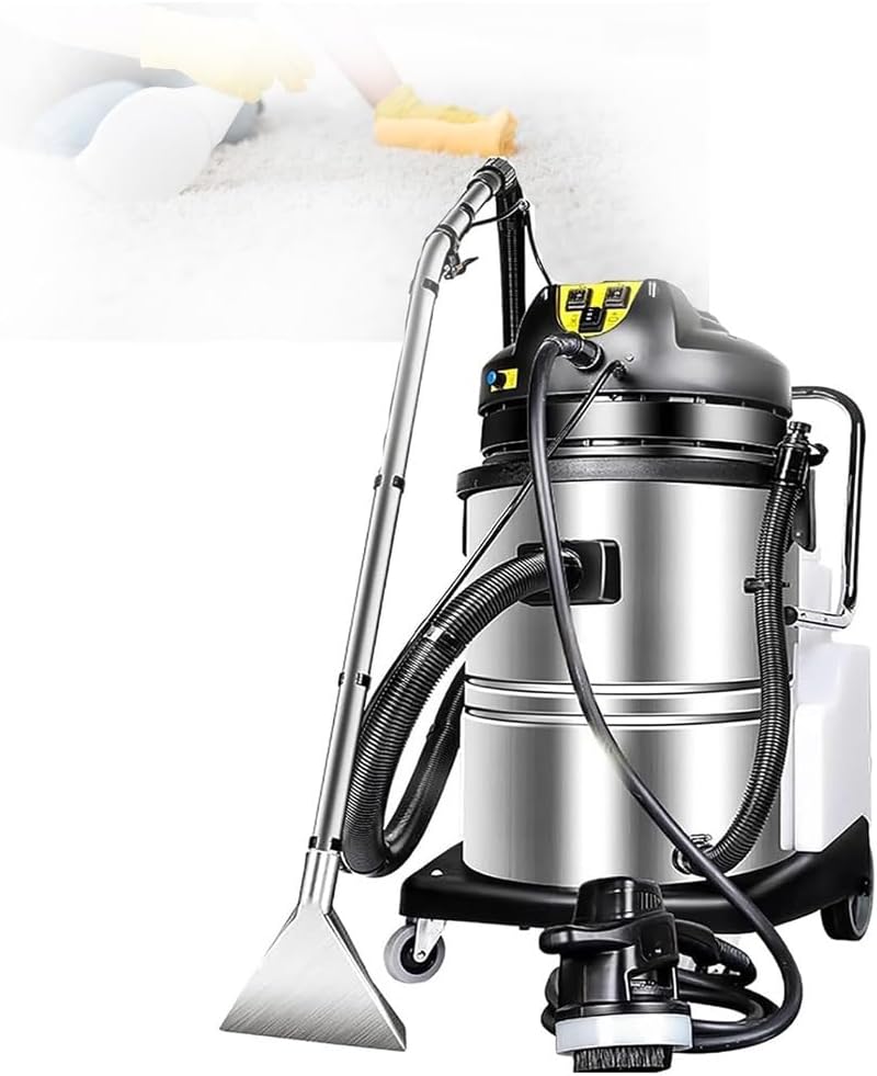 Nat- en droogzuiger Myymkjyxgs Commerciële tapijtreiniger, banken(30L), voor nat en droog, commerciële tapijtreinigingsmachine, stofzuiger