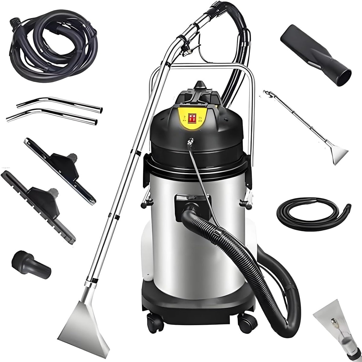 Ersinian Tapijtreiniger Commerciële tapijtreinigingsmachine, 3-in-1 professionele extractiestofzuiger, voor sproeien