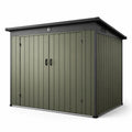 Metall Gerätehaus Stahl Khaki 210x310x200cm