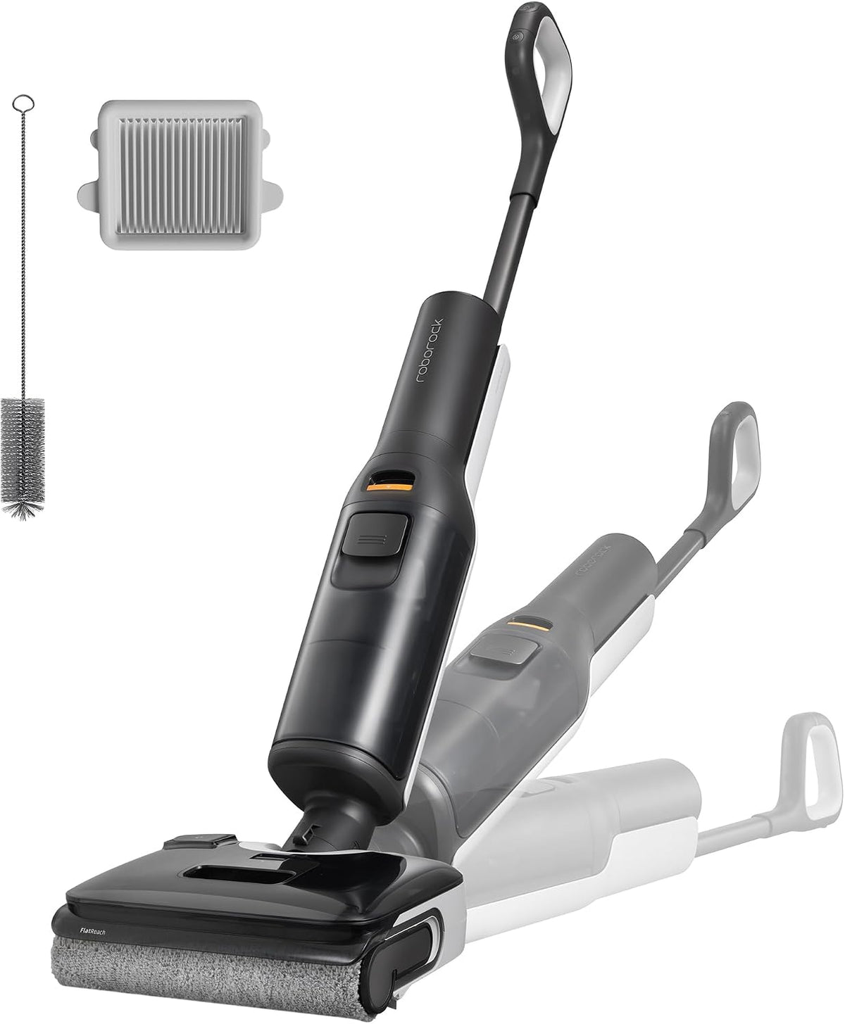 Steelstofzuiger roborock F25 Serie Accu-nat-droogzuiger, met 20.000 Pa, draadloze zuigwisser