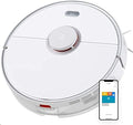 roborock Robotstofzuiger Robo Rock S5 MAX, 2000 Pa, met app, wit, met reinigingsfunctie, stofzuigerrobot, voor dierenharen, tapijt