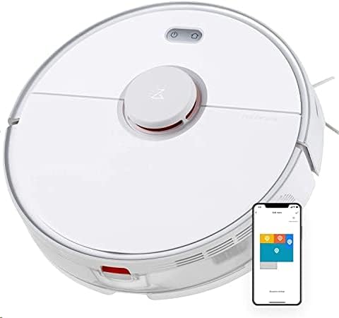 roborock Robotstofzuiger Robo Rock S5 MAX, 2000 Pa, met app, wit, met reinigingsfunctie, stofzuigerrobot, voor dierenharen, tapijt