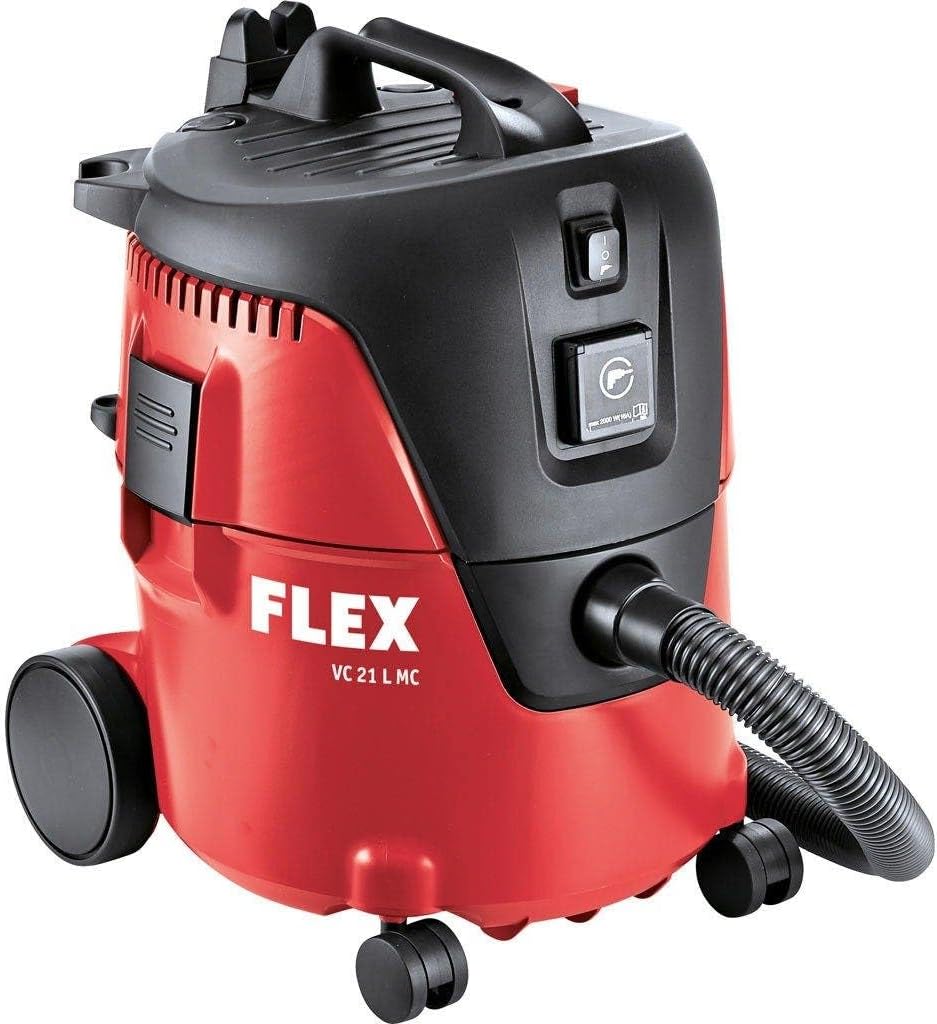 Handstofzuiger Flex 405418 230/CEE veiligheidszuiger VC 21 L MC, 20 l, volumestroom 3600 l/min), klasse L, 1250 Watt, 1 stuk, meerkleurig