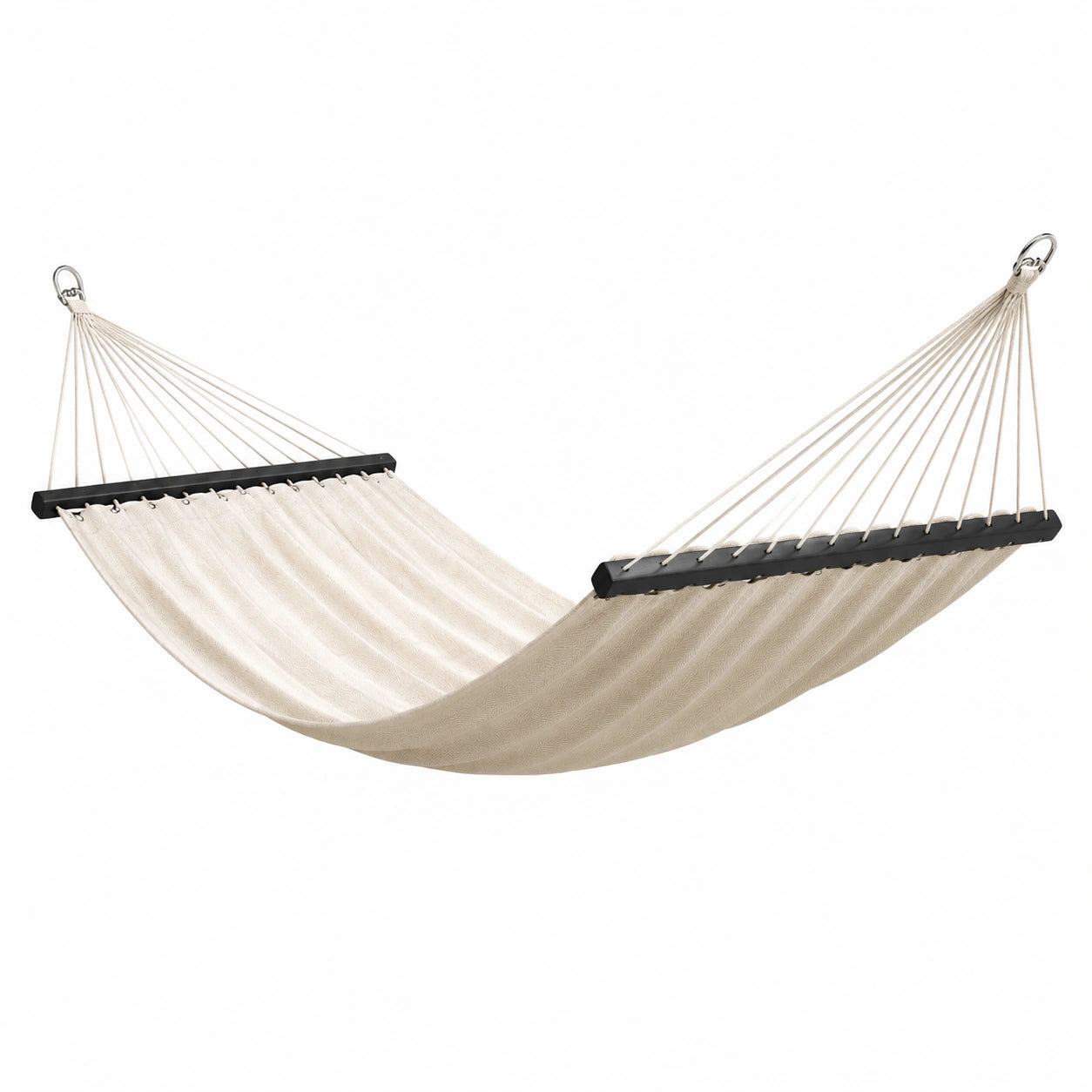 Hängematte Baumwollmischgewebe Beige 200x150 cm – wernavika