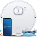 Ecovacs Robotstofzuiger Deebot N8, met dweil 2300Pa (dToF-laserdetectie, virtuele grens) -2 jaar garantie en lokale service, tapijtdetectie