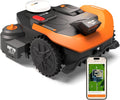 WORX Robotmaaier Landroid Vision Cloud WR312E 2WD robotgrasmaaier, voor 1200 m2, zonder begrenzingsdraad, (AI-obstakelherkenning, Auto, Mapping, Zero)