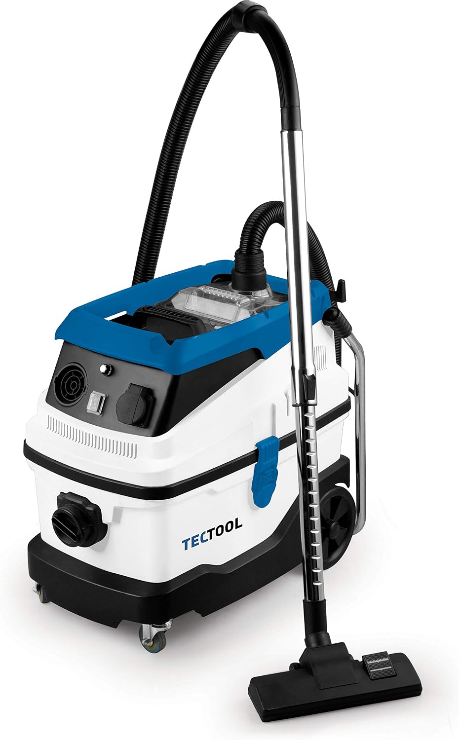 Tectool Nat- en droogzuiger BERG NTS 30 Premium 13023 Industriële stofzuiger [230 V, EU] nat-droogzuiger 30 L, blauw-wit