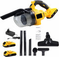 Bladblazer Draadloze handstofzuiger 500 W, 18000 RPM, 600 ml vuilnisbak, 46 CFM-zuigkracht, 4 hulpstukken, HEPA-filter, voor tapijt, meubels