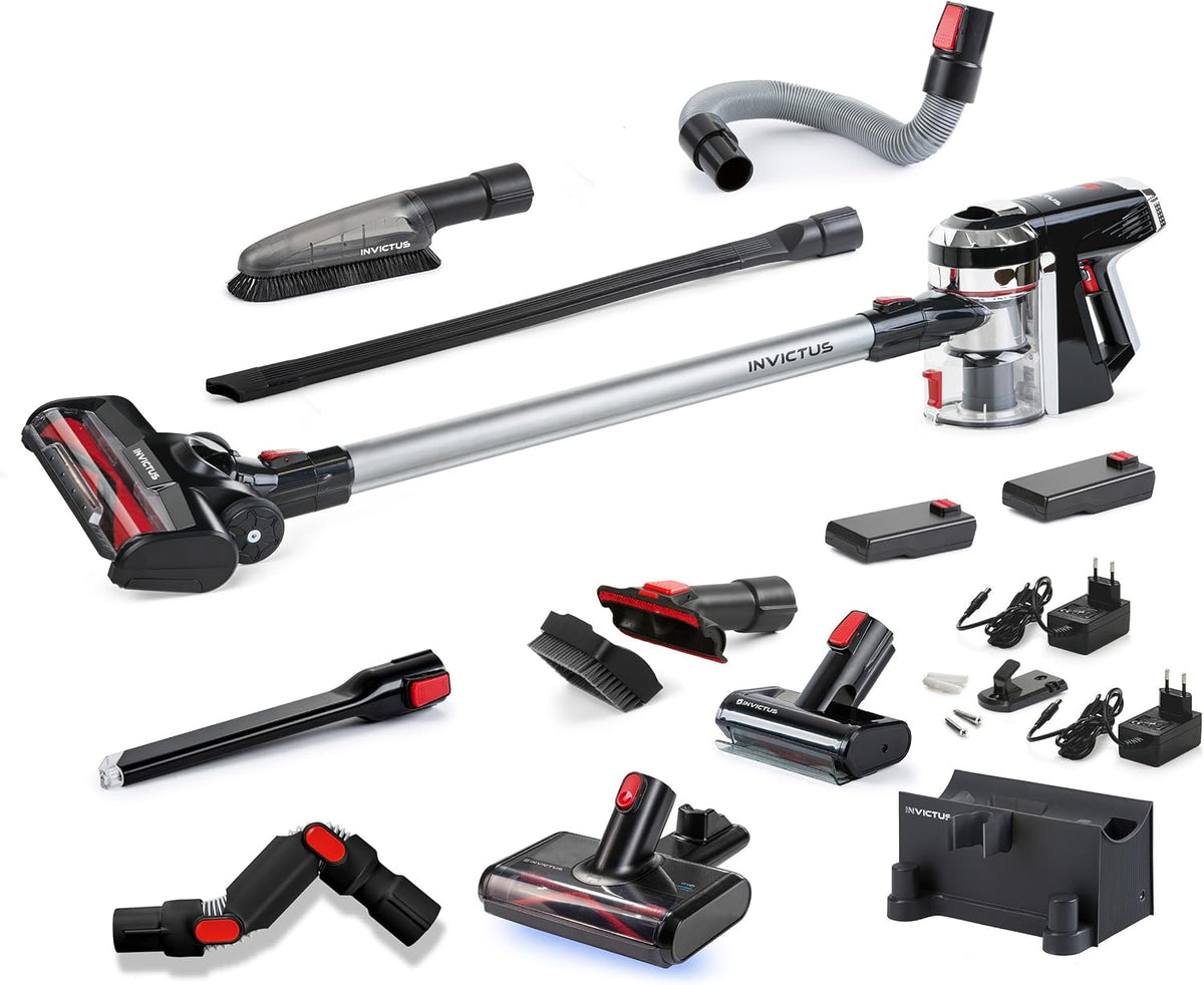 Genius Steelstofzuiger A28143, 380 W, 0,5 liter, grijs, accustofzuiger