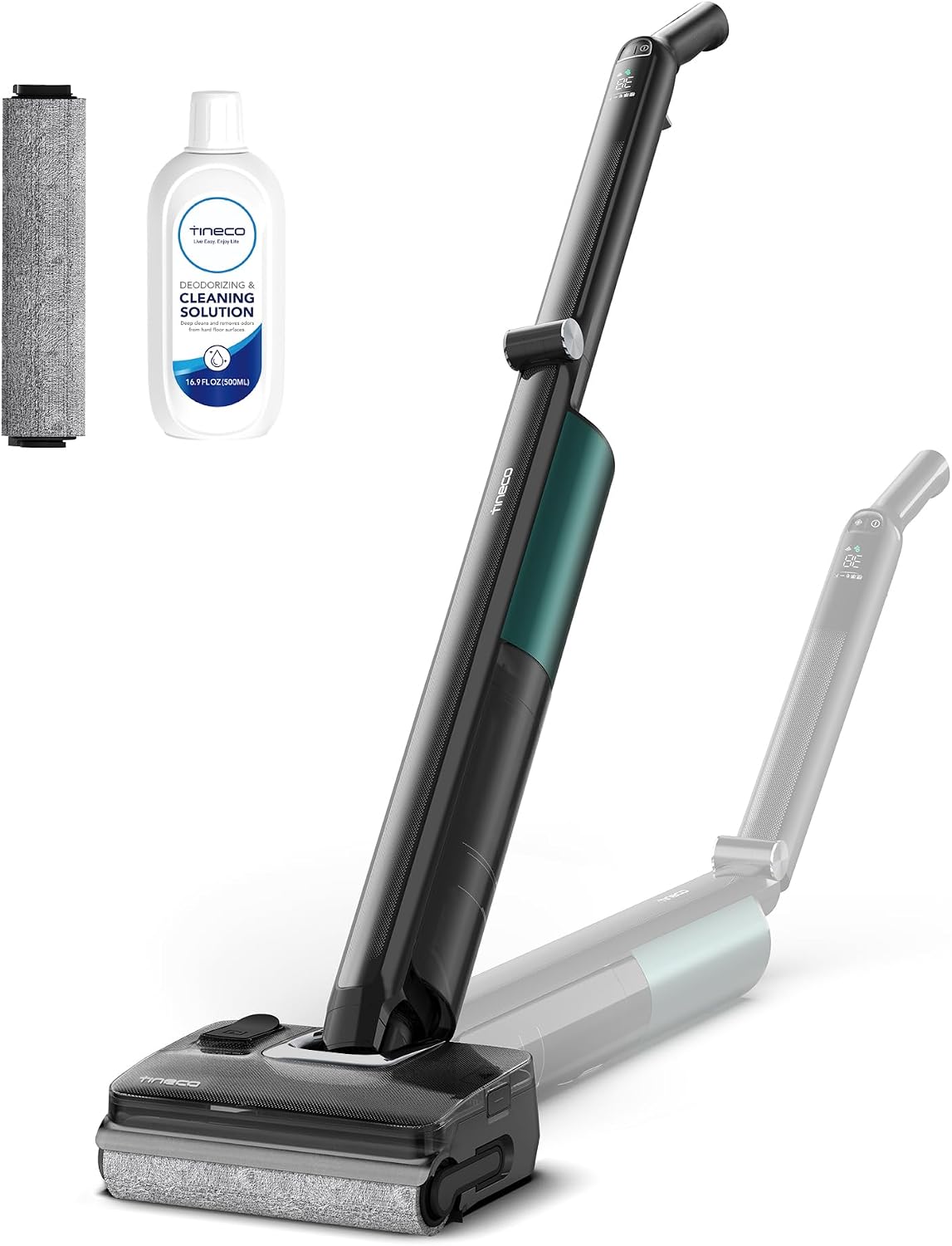 Tineco Nat- en droogzuiger Floor One i7 Fold – 22.000 Pa zuigkracht, Silent & 85°C FlashDry, 180° opvouwbare buis, 50 minuten looptijd