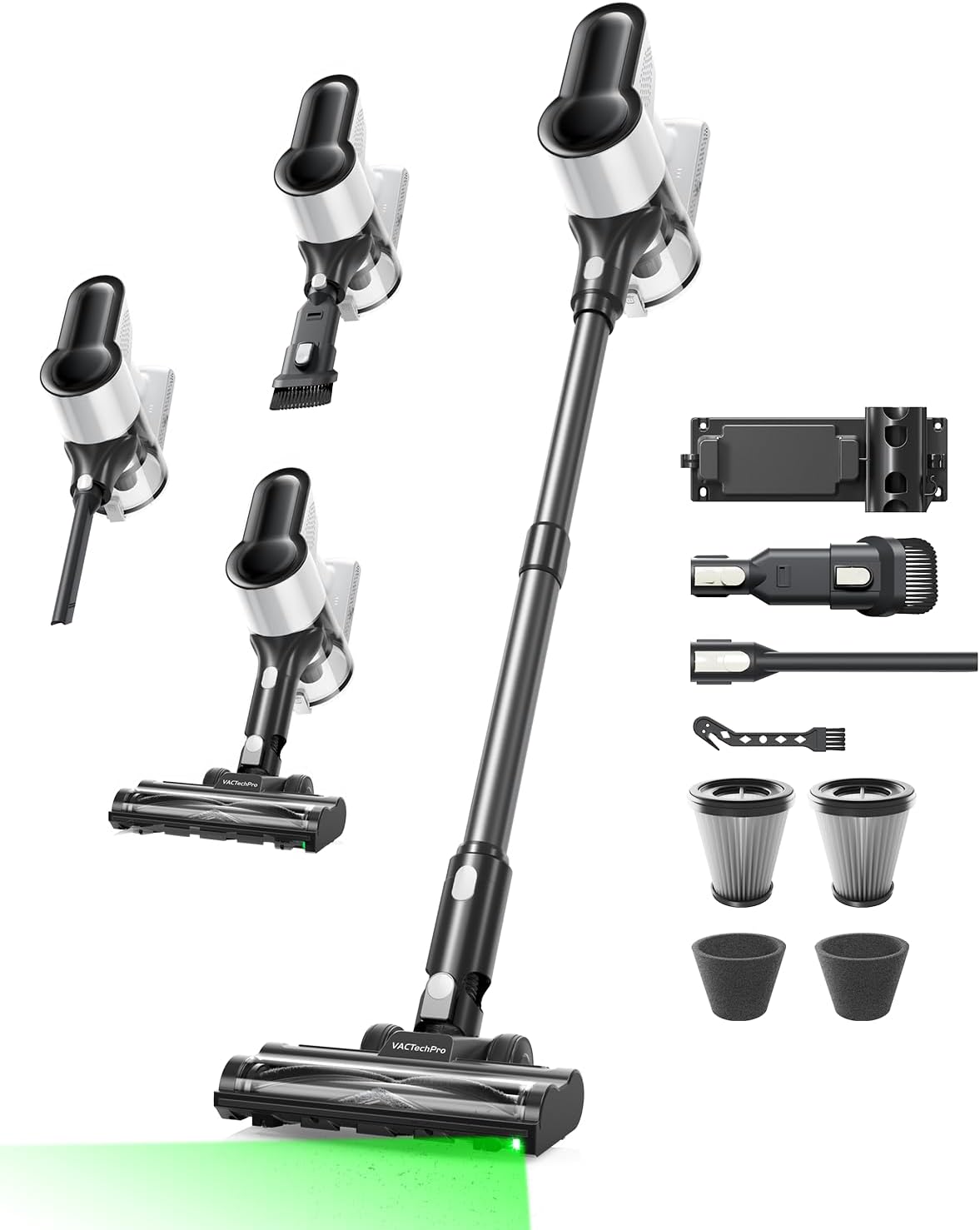 Steelstofzuiger VACTechPro Accustofzuiger draadloos F02 Lite
