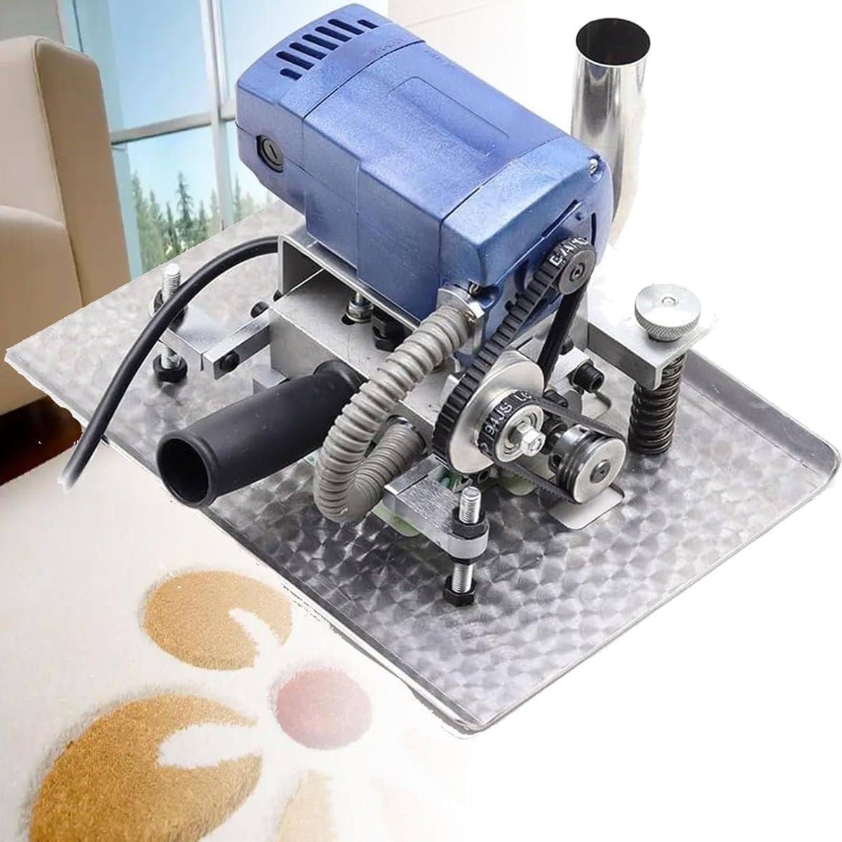 Tapijtreiniger Zhlingq Draagbare Elektrische Tapijtschaar Van 500 W, 15.000 Tpm, Met Een 3, Tapijttrimmer, Elektrische Tapijtreinigingsmachine