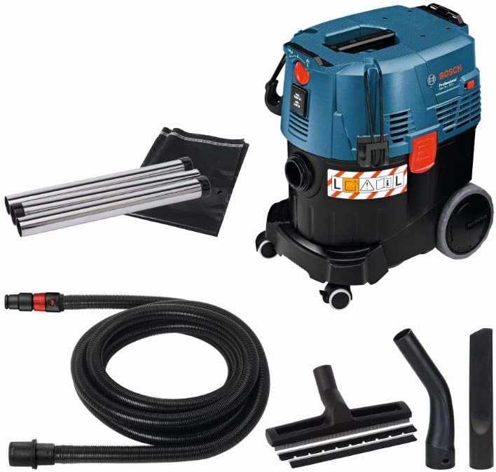 Bosch Professional Nat- en droogzuiger industriële stofzuiger GAS 35 L SFC+ (1200 watt, reservoir van 35 l, 3 m slang, in kartonnen doos)