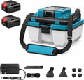 Viridux Nat- en droogzuiger Accu, 10 l, draagbaar, wasbaar filter