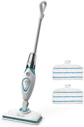 Black+Decker Vloerreinigingsmachine zwart+Decker, Tank 350 ml - reiniging, met 2 microvezelpads, Vloerreiniger 1300W, Opwarmtijd 20 sec, FSM1615