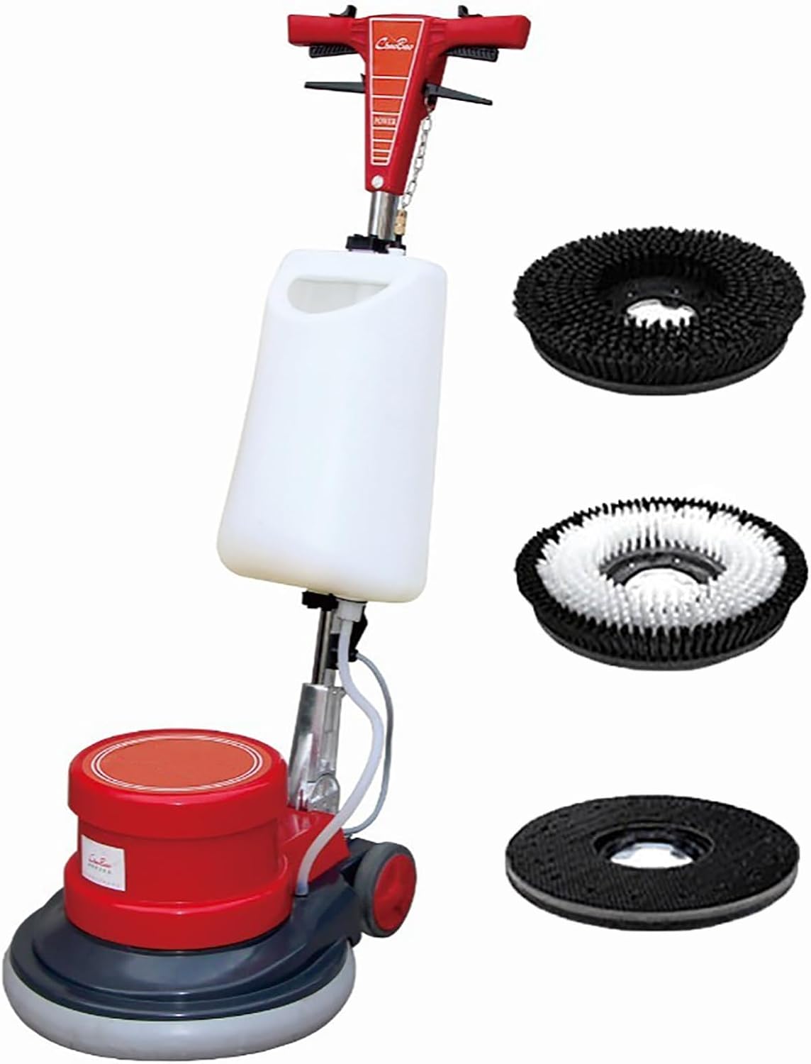 Vloerreinigingsmachine Gerazaho Professionele vloerschrobmachine, reinigingstank van 8 liter