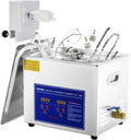 Lakenbroade Reiniging disks Ultrasoon platenreiniger 6,5L 40kHz Vinyl, met Mechanische Verwarming en Timer