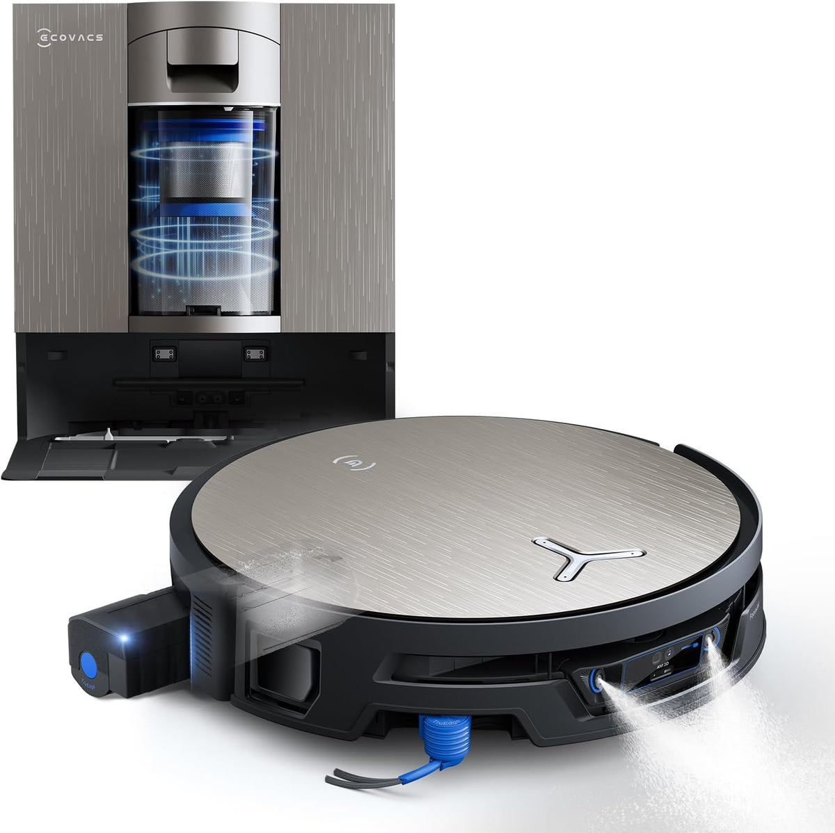 Ecovacs Robotstofzuiger X12S Omnicyclone- en -dweil, 27.000 Pa, Blast