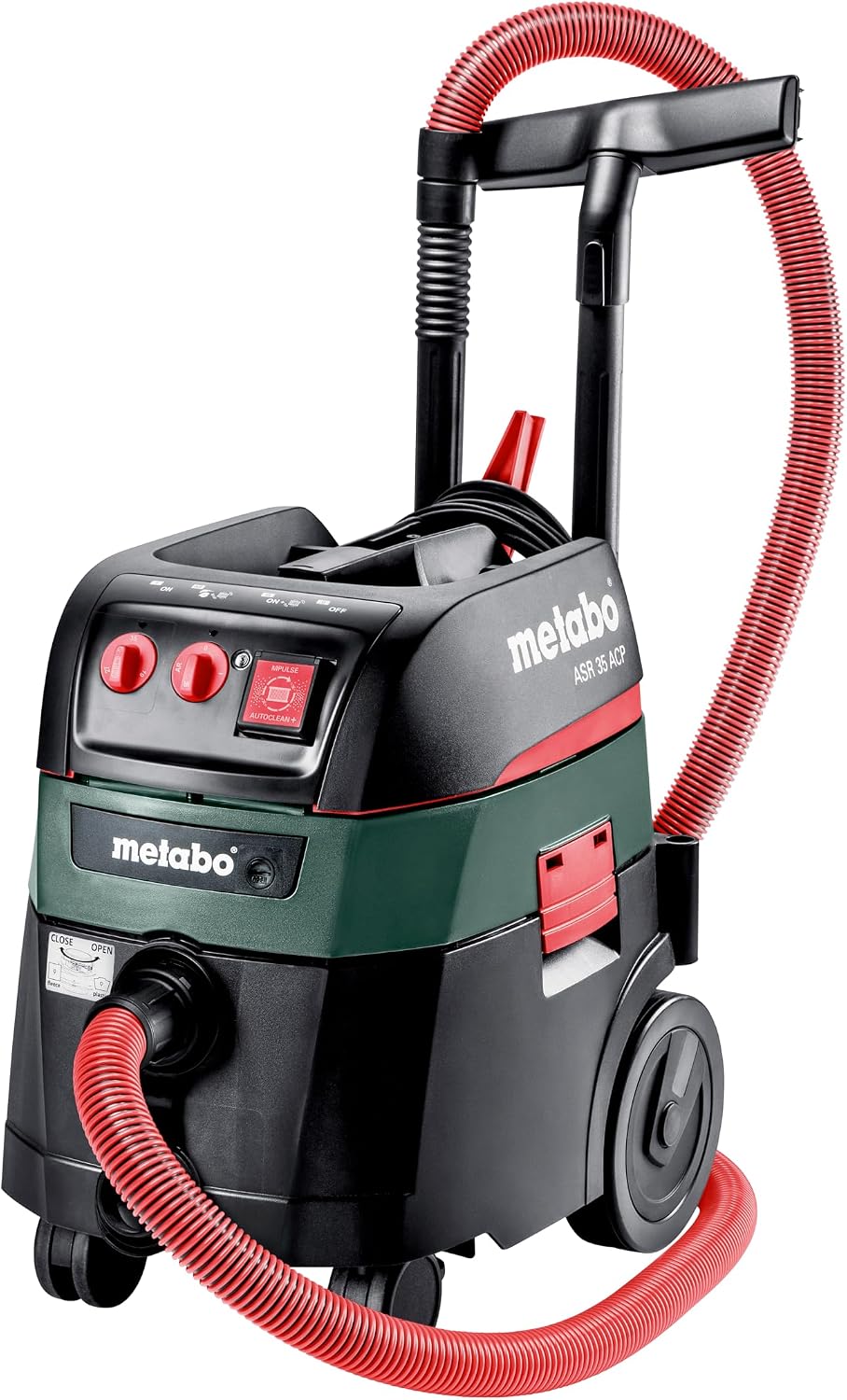 metabo Nat- en droogzuiger ASR 35 M ACP 602058000 Allesspeler, 8 m kabellengte, bouwplaats- en werkplaatsstofzuiger, met MPulse-filterreiniging
