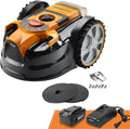 LawnMaster Robotmaaier OcuMow®16, zonder begrenzingskabel VBRM16 Plus, voor gazons tot 200 m2, draadloos, hindernisvermijding, geluidsarme robotmaaier