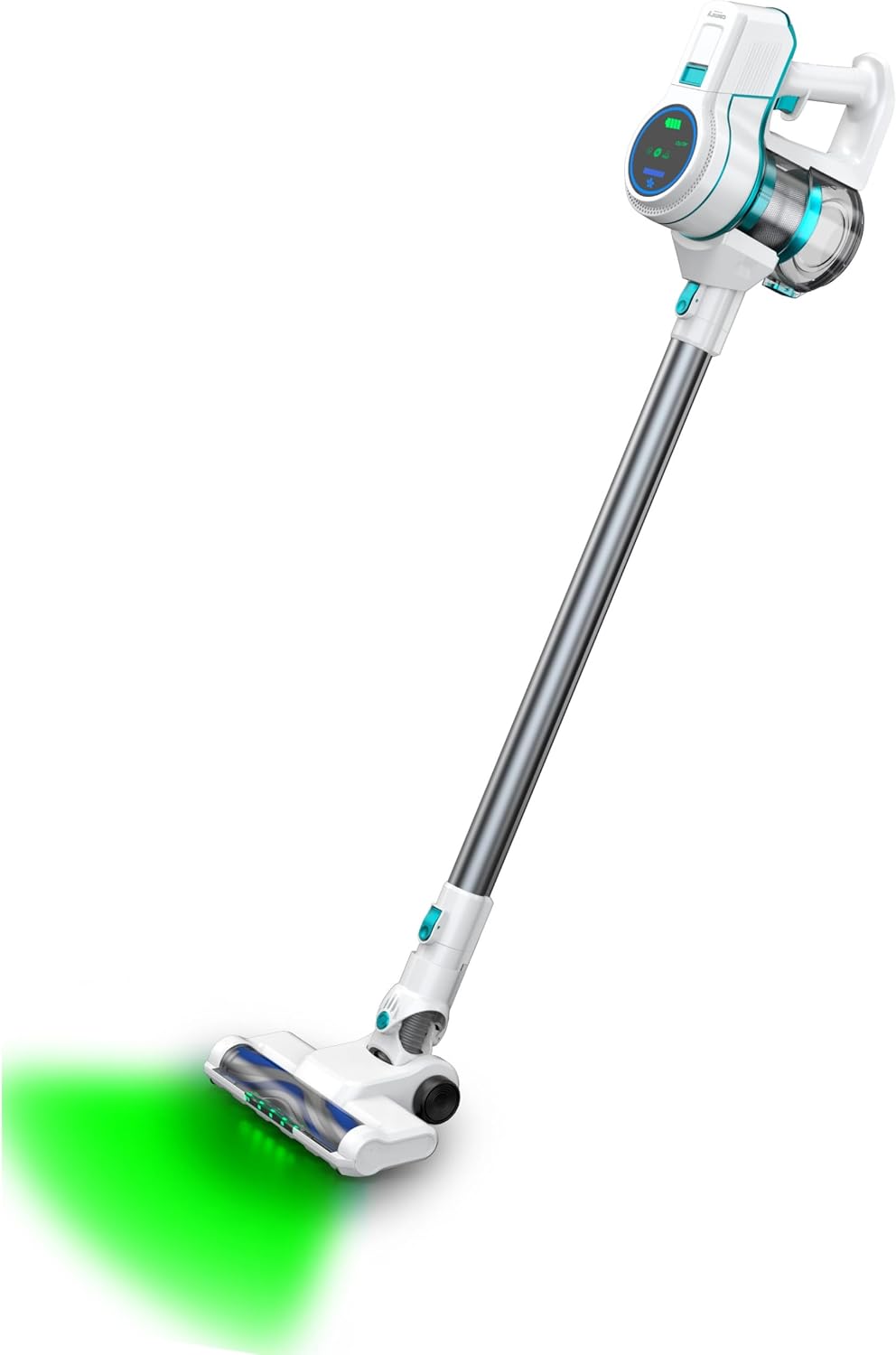 Camry Stofzuiger CR 7075 2-in-1, wit, draadloze hand- en vloerstofzuiger, met modern design, voor snelle en flexibele reiniging