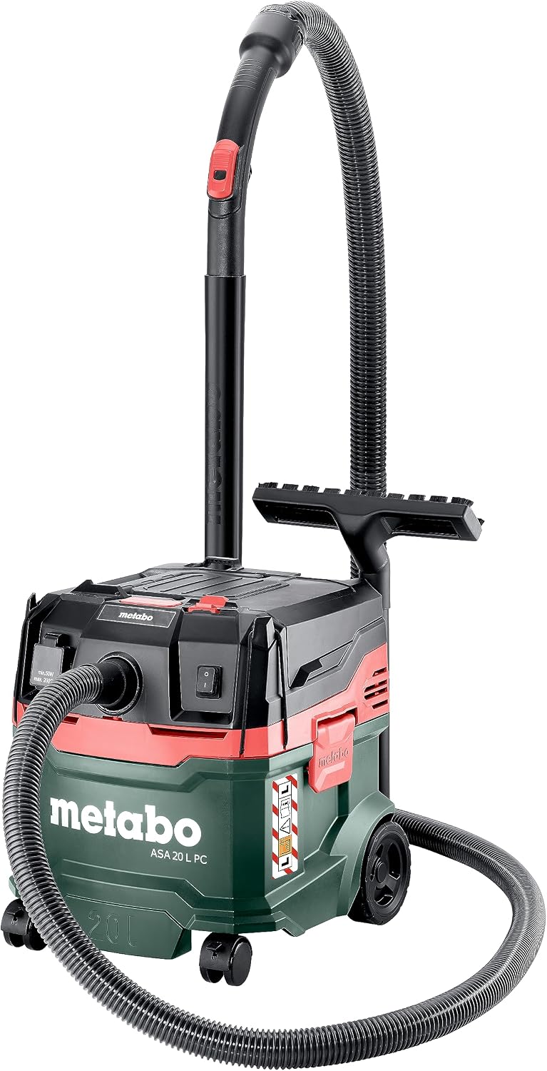 metabo Nat- en droogzuiger ASA 20 L PC Alleszuiger, 1200 W Nat- en Droogzuiger, 20 l Tank