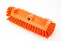 Sparta Bezemkopp Tegelschrobborstel, met meerdere niveaus 30,5 cm brede borstelkop, 30,5 cm, oranje, zware tegelreinigingsborstel, met eindharen
