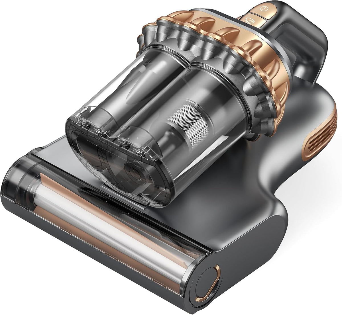 Futonstofzuiger Circlio V20 Pro Mijtenzuiger, draadloze matrasreiniger 18 kPa, met 254 nm UV‐C‐licht, voor matrassen, dubbel stofreservoir, voor bed