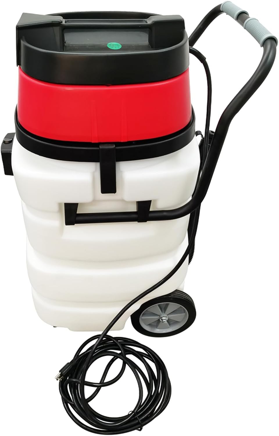 Hqhaotwu Nat/droogstofzuiger Draagbare industriële stofzuiger, 110 V commerciële waterafzuigmachine en 2 motoren, nat- en droogzuiger