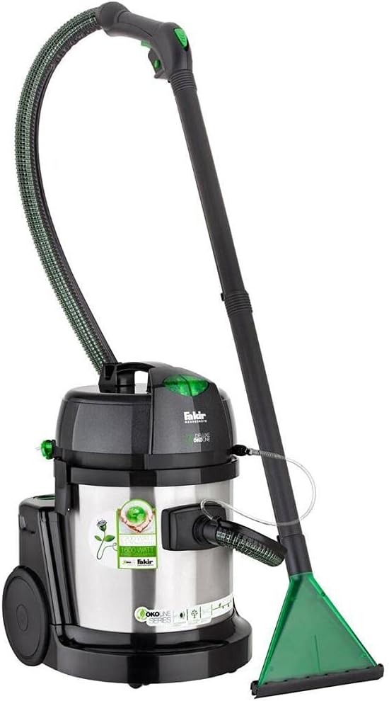 Fakir Nat- en droogzuiger Premium SR 9800 S, met waterreservoir van 4,3 l en meubel- en spleetzuigers, 1600 watt, reinigingsapparaat, voor bekleding