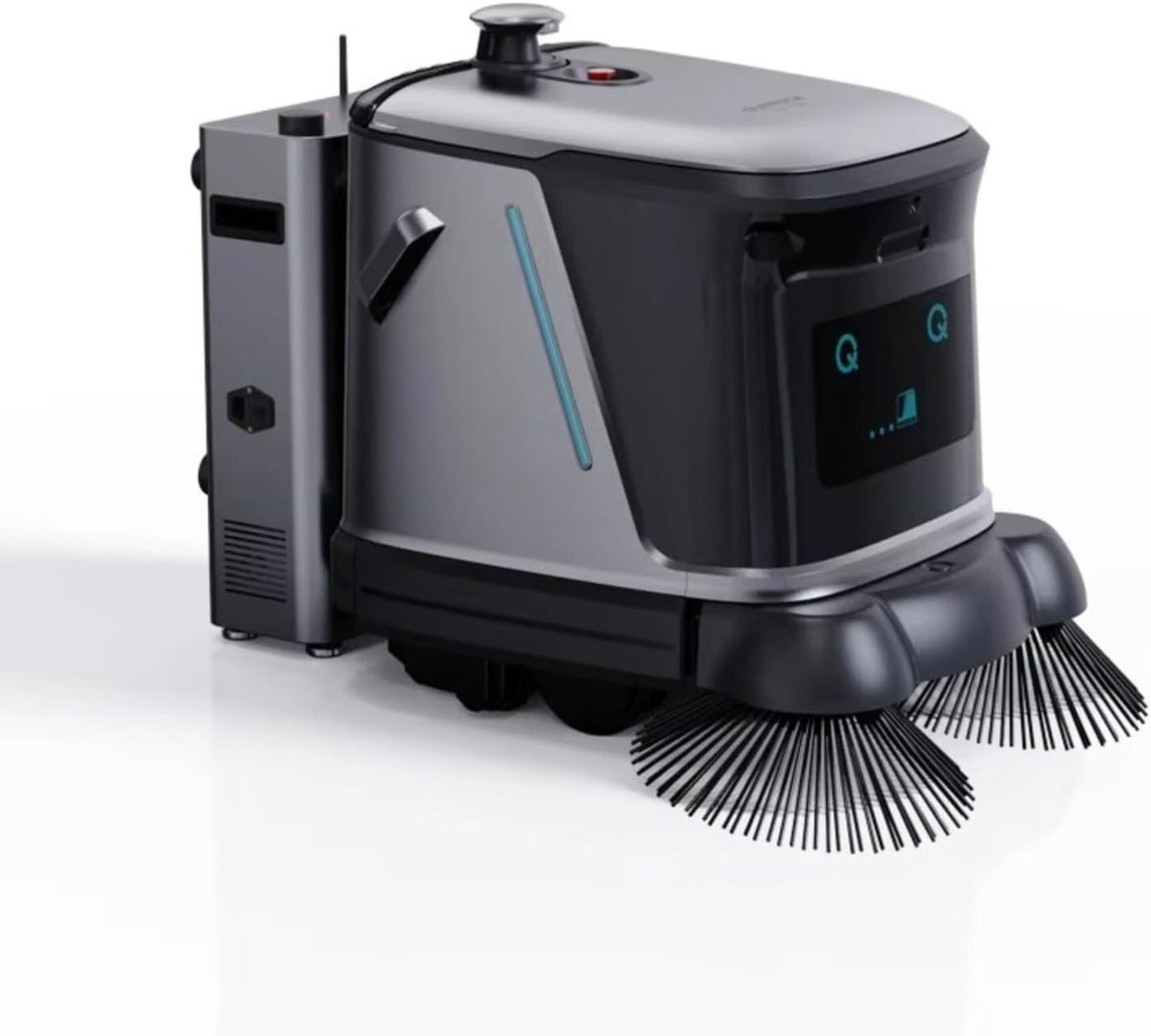 Robotstofzuiger Automatische vloerschrobrobot, 2-in-1 veeg- en dweilrobot, slimme herlokalisatie, docking, met meerdere stations