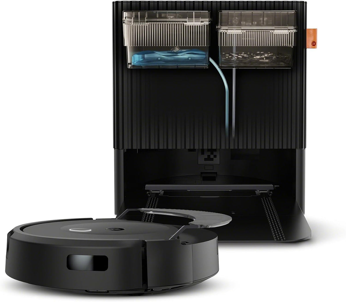 Robotstofzuiger iRobot Roomba Combo® 10 Max Robot + AutoWashTM dock (X0858), Automatisch legen, met Dweilfunctie, Intrekbare dweilpad, Objectdetectie