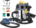 Vacmaster Nat- en droogzuiger VK1620SWC droogstofzuigers Industriële stofzuiger 1600W, zonder zak, met stopcontact, droog- en natzuigen, met en