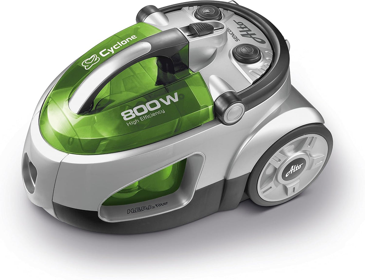 Sencor Stofzuiger SVC 730GR, EUE2 Stofzuiger, 800 watt, zonder zak, groen, ECO Motor