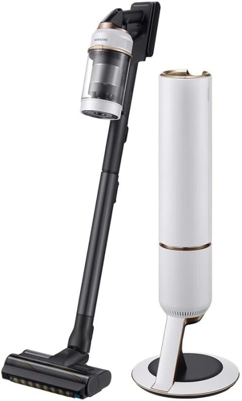 Steelstofzuiger Samsung VS20B95C43W/WD Bespoke Jet Plus CompleteClean, 210 W, Misty wit, telescopisch, all-in-one clean station en andere accessoires