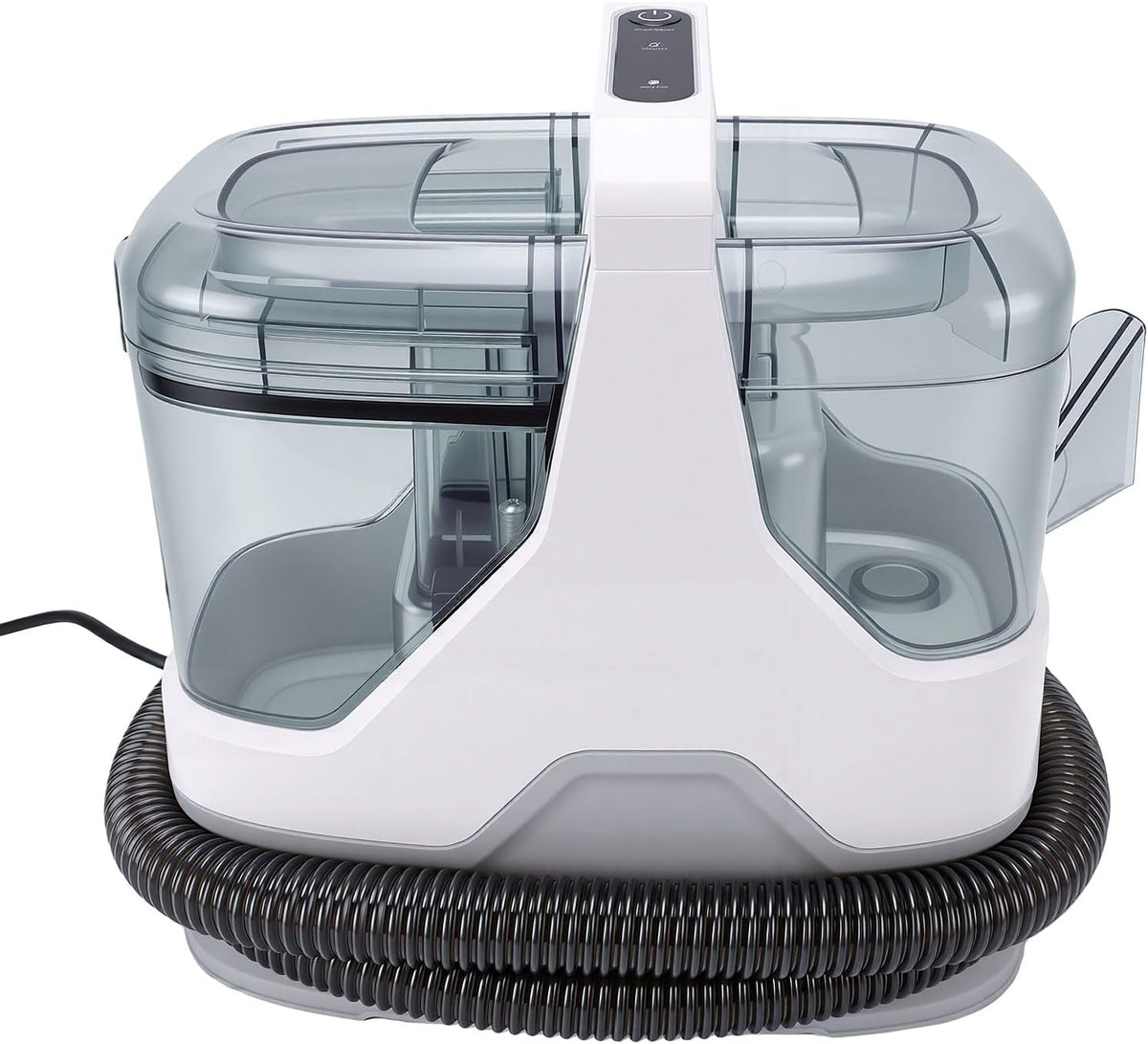 Xumiuziy Tapijtreiniger Draagbare Tapijtreinigingsmachine, met Sterke Zuigkracht 600 W, voor Bekledingsgordijnen Diepe Reiniging 1,3 L/1,1 L