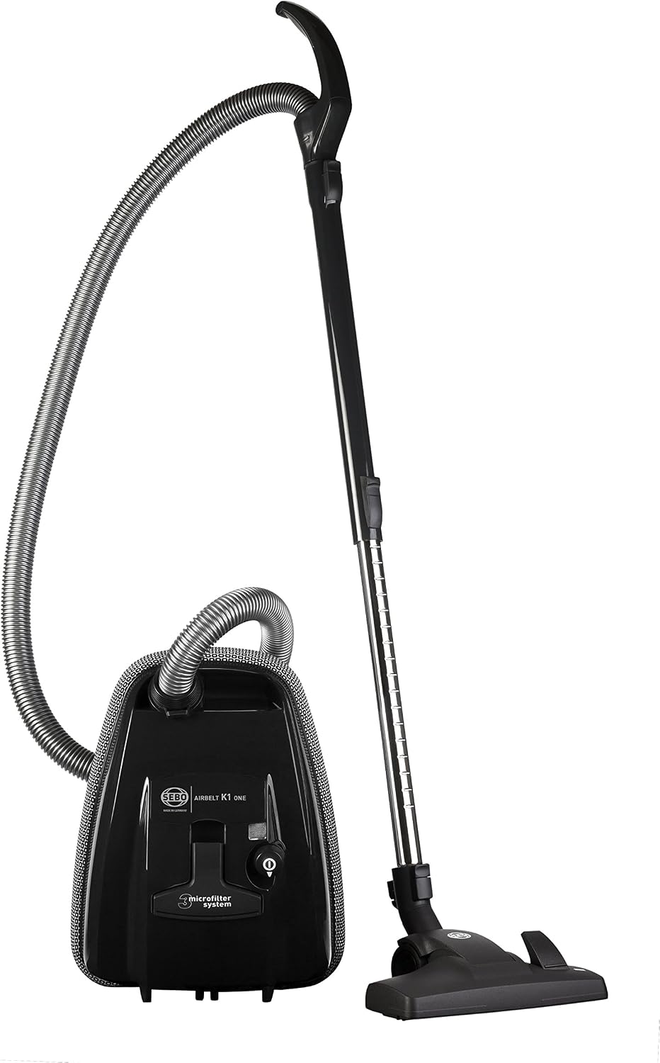Stofzuiger SEBO Airbelt K1 One Vloerstofzuiger, 42,00 x 30,00 x 24,00 cm, zwart, kunststof
