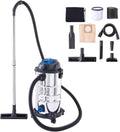 Scheppach Nat- en droogzuiger VC30 Premium Nat-/, 1200 W vermogen, 30 liter, 20 kPa zuigvermogen, 6 m, roestvrijstalen reservoir en accessoires