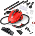 Costway Stoomreiniger 2000 W, stoomdruk: max. 5 bar, opwarmtijd: 8 min, incl. 13 accessoires en 5 m lange, temperatuur tot 160 °C, tank van 1,8 liter