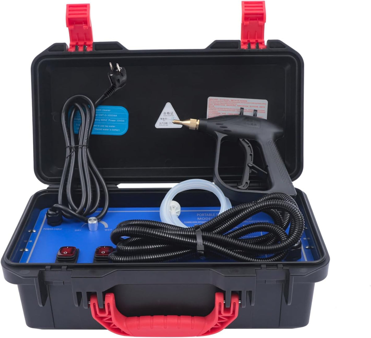 Stoomreiniger Wulimasun Autostoomreiniger, 3000 W, 5 bar, hoge temperatuur, voor keuken, auto's