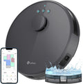 Lefant Robotstofzuiger M1 en Vloermop, 4000 Pa, 200 Min, 32 cm Robotstofzuiger, WiFi/App/Alexa Control, Grijs, met Mapping, lasernavigatie (LDS)