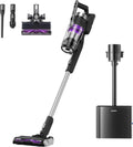 Steelstofzuiger Eureka Stylus Elite Stofzuiger, 24000Pa Zuigkracht, 3L Stofzak Capaciteit, 60 Minuten Werktijd, met station, Automatische Stoflediging