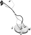 Dcsyog Hogedrukreiniger Professionele oppervlaktereiniger, 165 cm, 4500 psi hoge druk, 2 mondstukken, 25° sproeihoek, voor driveway en patio