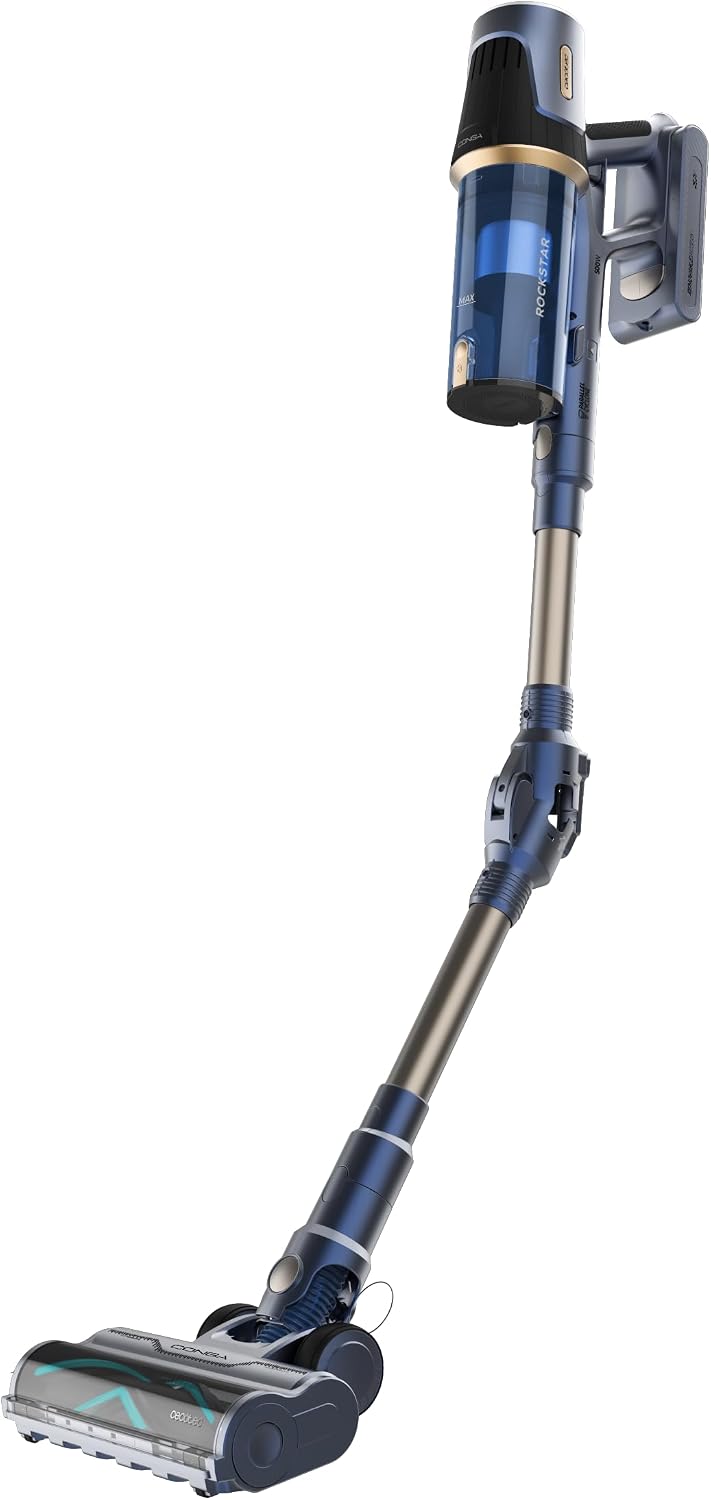 Cecotec Steelstofzuiger Conga Rockstar RS70 Pet Flex X, 500 W, 150 AW, gebruiksduur 65 minuten in eco-modus, reinigt tot 140 m2, Treme, draadloos