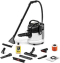 Tapijtreiniger Kärcher SE 4 Plus stofzuiger (zeer flexibele 2-in-1 slang), 1000 W, schoon-/vuilwatertank 4 l, 1.081-170.0, wit